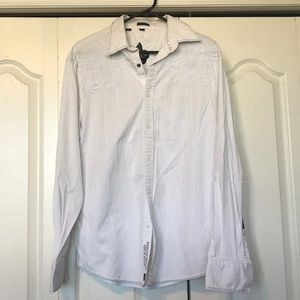 Men’s roar button down